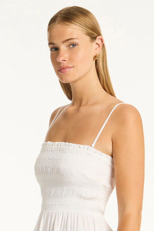 Sea Level Sunset Short Bandeau Dress